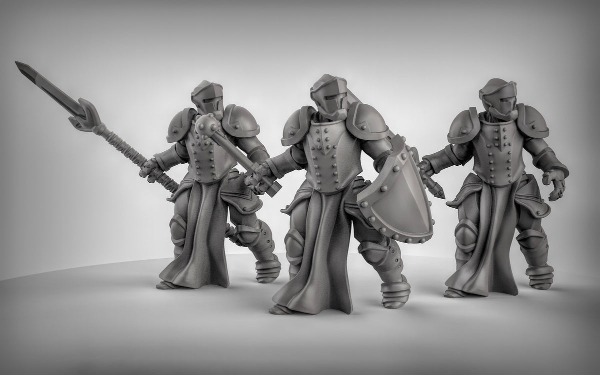 Warforged Fighters 1 Resin Miniature Models for DnD | Tabletop Gaming