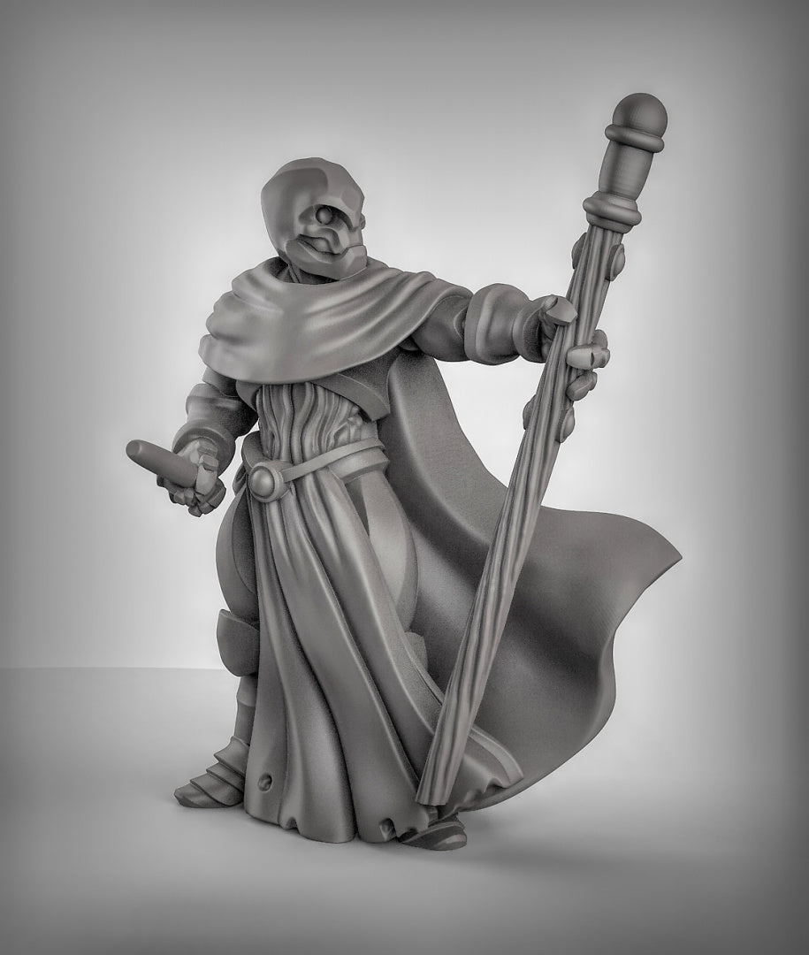 Warforged Spell Casters (Set A) Resin Miniature for DnD | Tabletop Gaming