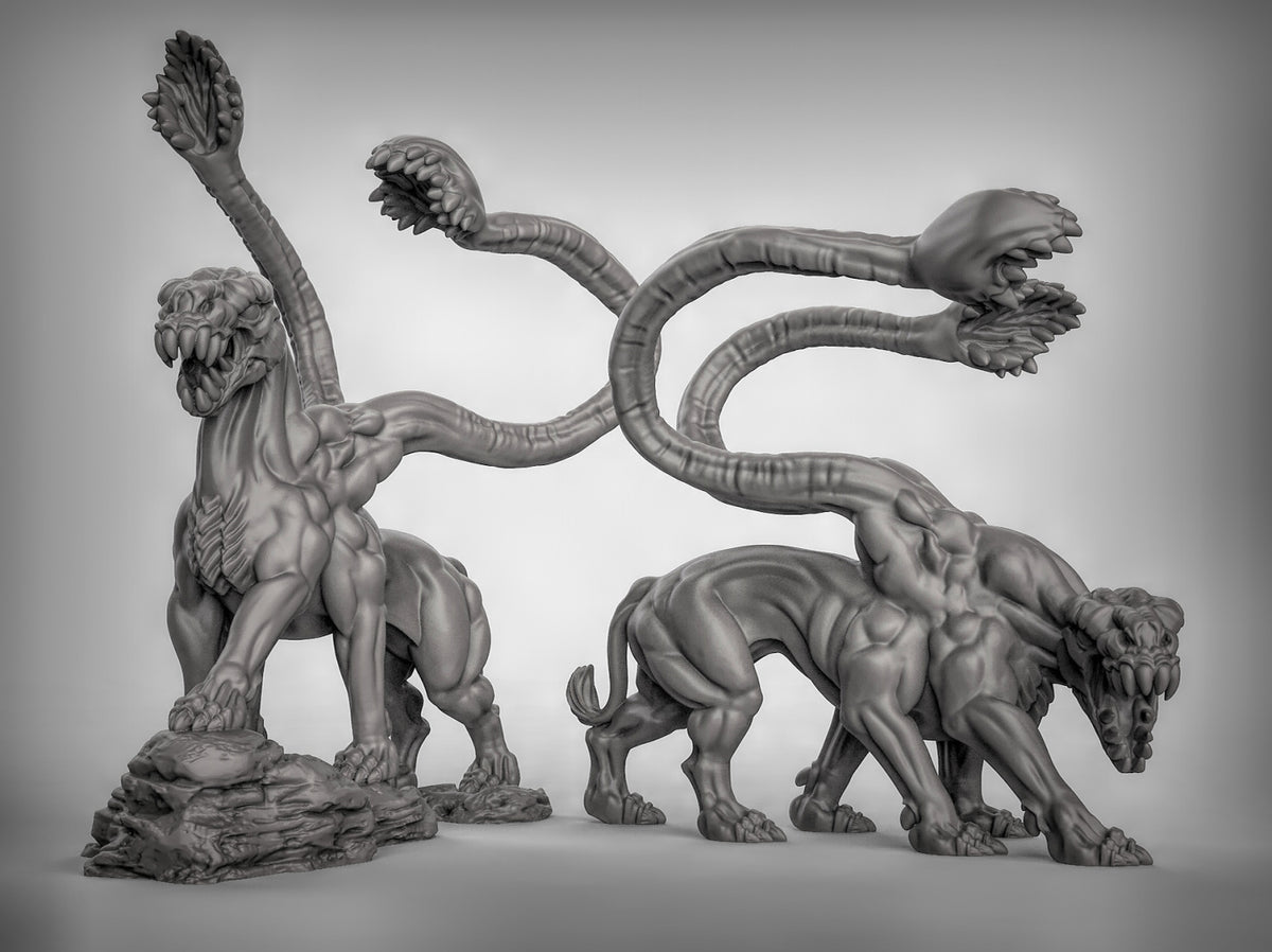 Displacer Cats Resin Models for Dungeons & Dragons & Board RPGs