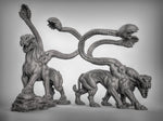 Displacer Cats Resin Models for Dungeons & Dragons & Board RPGs