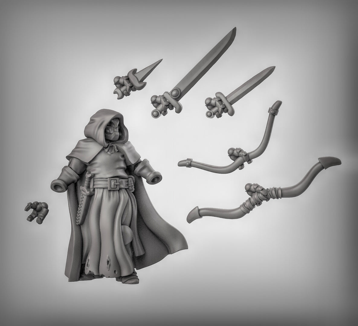 Warforged Rangers Resin Miniature Models for DnD | Tabletop Gaming