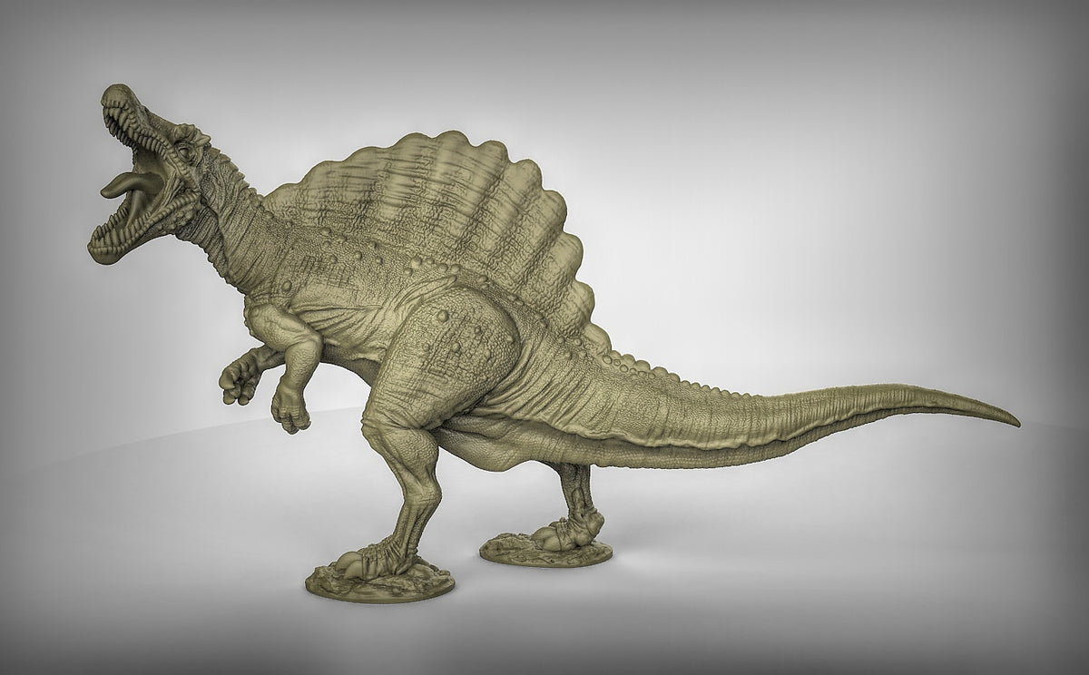Spinosaurus Dinosaur (Pair) Resin Miniature for DnD | Tabletop Gaming