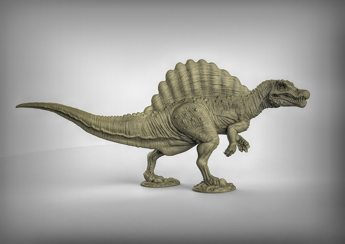 Spinosaurus Dinosaur (Pair) Resin Miniature for DnD | Tabletop Gaming