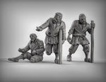 NPC's Beggar's Resin 3D Models for Dungeons & Dragons & Board RPGs