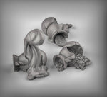 NPC's with pots Resin 3D Models for Dungeons & Dragons & Board RPGs