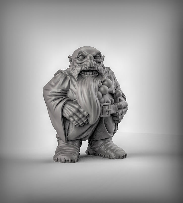 Dwarf Sorcerer Resin 3D Models for Dungeons & Dragons & Board RPGs