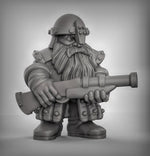 Dwarves with Rifles Resin Miniature for DnD | Tabletop Gaming
