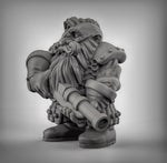 Dwarves with Rifles Resin Miniature for DnD | Tabletop Gaming