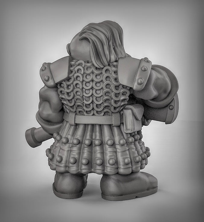 Dwarves with Rifles Resin Miniature for DnD | Tabletop Gaming