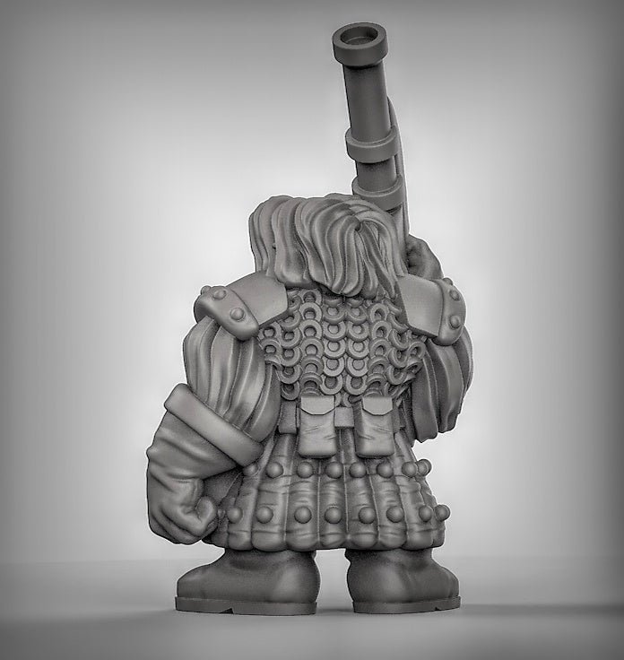Dwarves with Rifles Resin Miniature for DnD | Tabletop Gaming