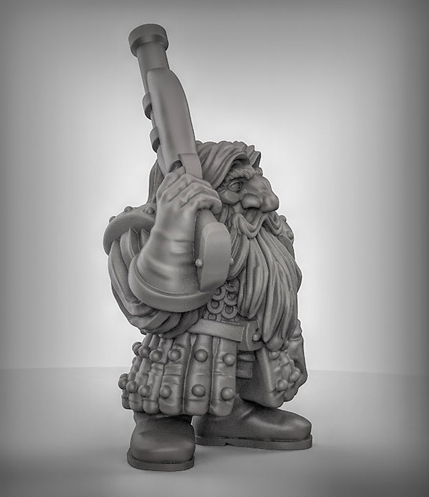 Dwarves with Rifles Resin Miniature for DnD | Tabletop Gaming