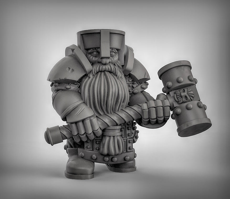 Dwarves with Hammers Resin Miniature for DnD | Tabletop Gaming