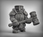Dwarves with Hammers Resin Miniature for DnD | Tabletop Gaming