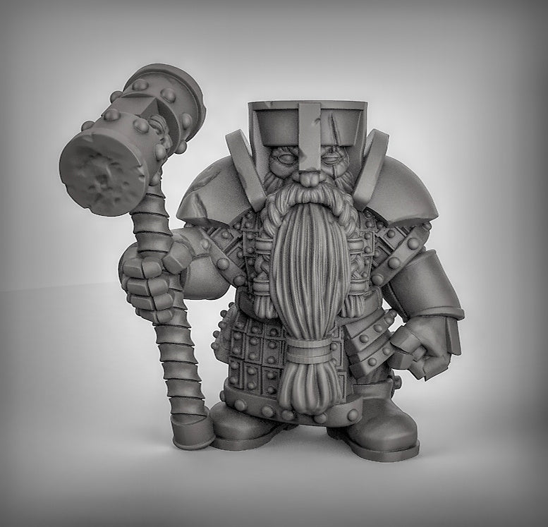 Dwarves with Hammers Resin Miniature for DnD | Tabletop Gaming