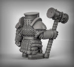 Dwarves with Hammers Resin Miniature for DnD | Tabletop Gaming