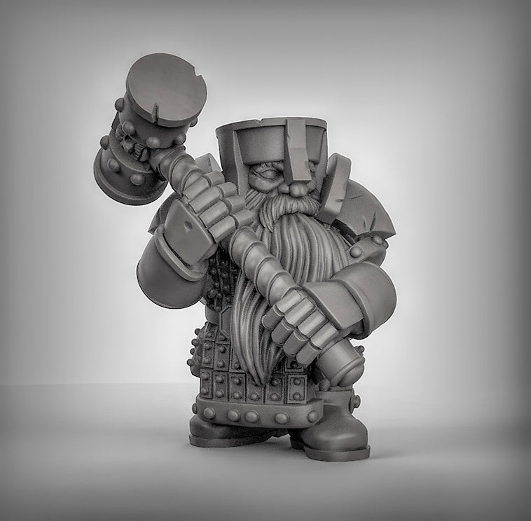Dwarves with Hammers Resin Miniature for DnD | Tabletop Gaming