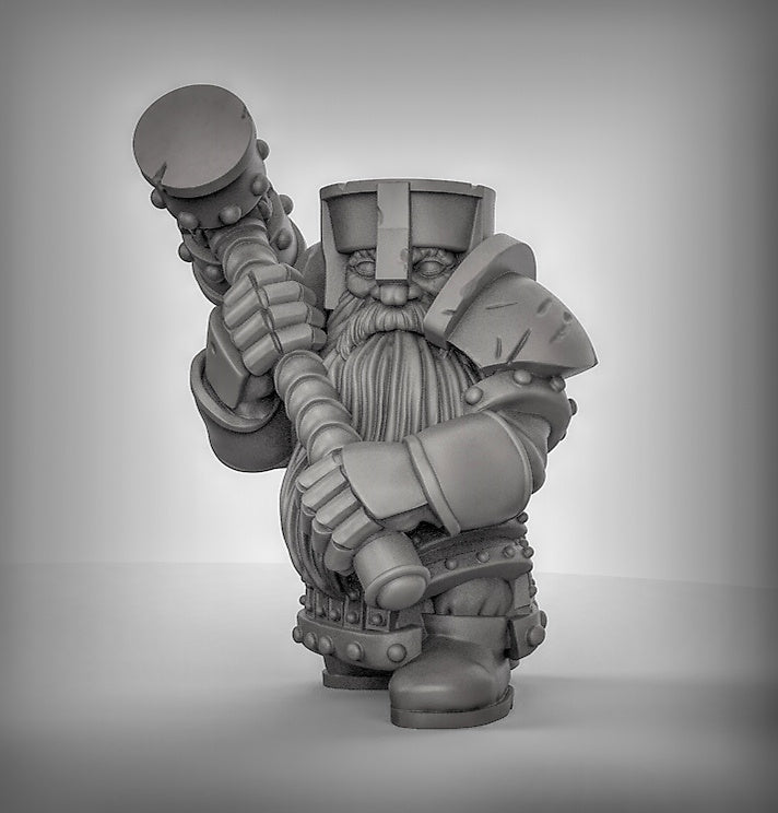 Dwarves with Hammers Resin Miniature for DnD | Tabletop Gaming
