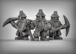 Dwarf miners Resin 3D Models for Dungeons & Dragons & Board RPGs