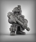 Dwarf miners Resin 3D Models for Dungeons & Dragons & Board RPGs