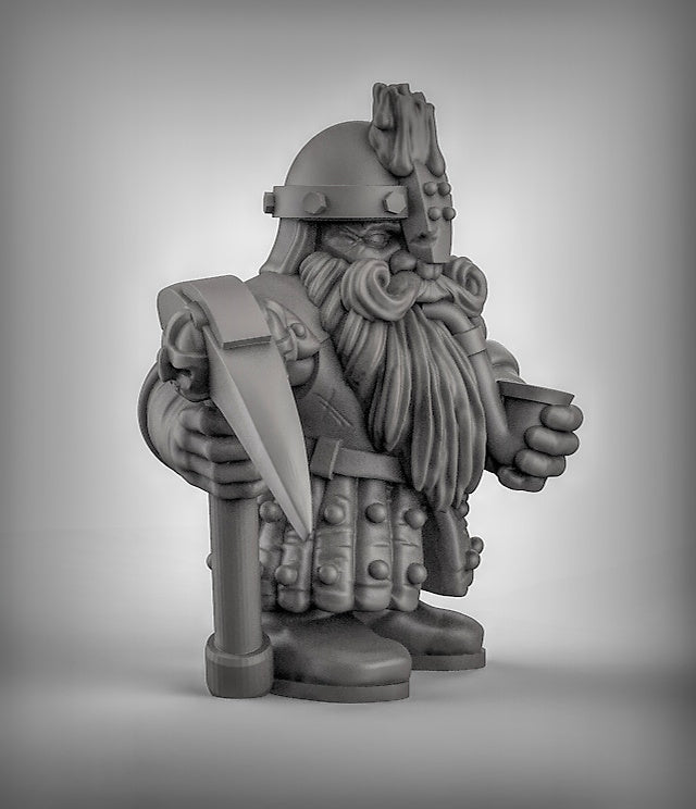 Dwarf miners Resin 3D Models for Dungeons & Dragons & Board RPGs