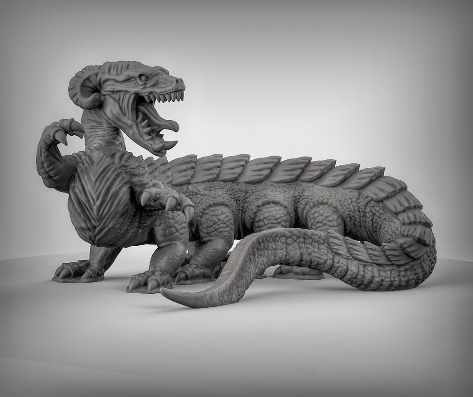 Behir Resin 3D Models for Dungeons & Dragons & Board RPGs
