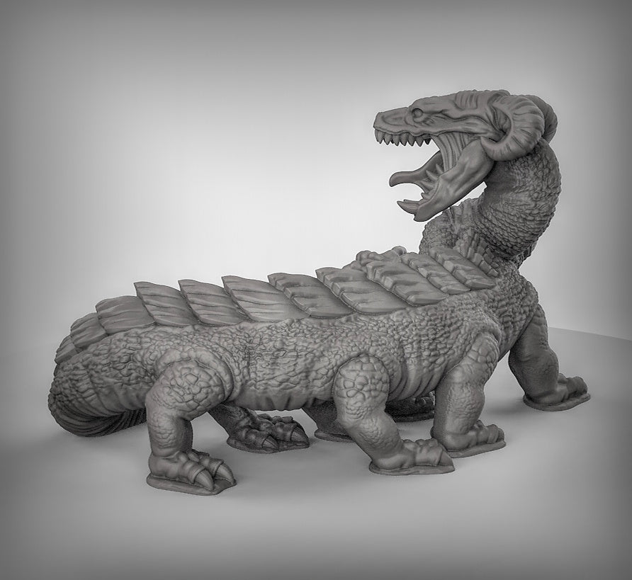 Behir Resin 3D Models for Dungeons & Dragons & Board RPGs