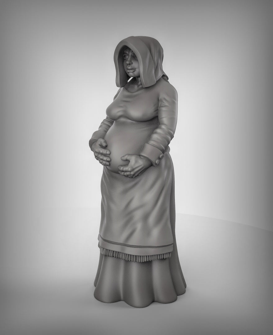 NPC'S Women and child Resin 3D Models for Dungeons & Dragons & Board RPGs
