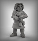 NPC'S Women and child Resin 3D Models for Dungeons & Dragons & Board RPGs
