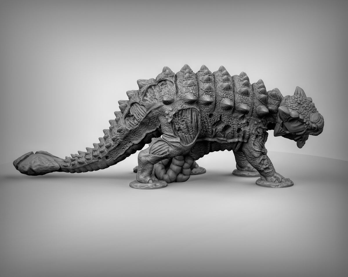 Undead Ankylosaurus Resin Miniature for DnD | Tabletop Gaming