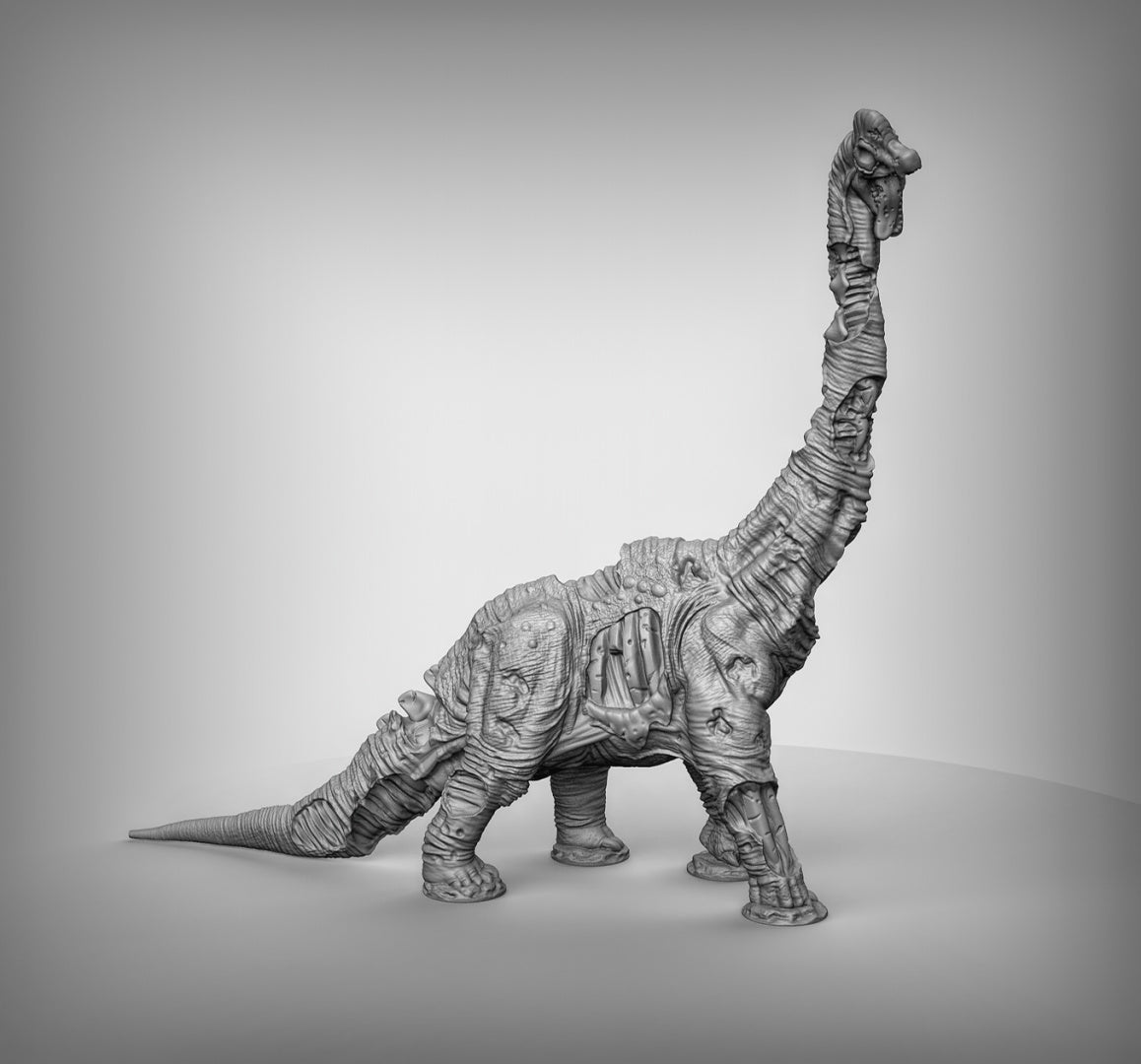 Undead Brachiosaurus Resin 3D Model for Dungeons & Dragons | Board RPGs