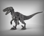 Undead Velociraptor Dinosaur Resin Miniature Model for DnD | Tabletop Gaming
