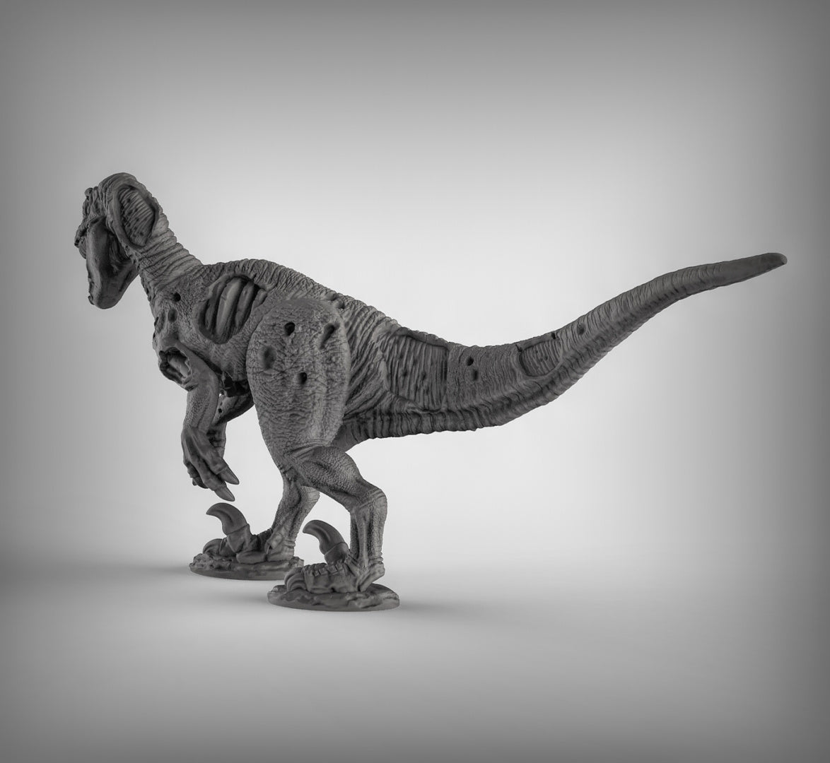 Undead Velociraptor Dinosaur Resin Miniature Model for DnD | Tabletop Gaming