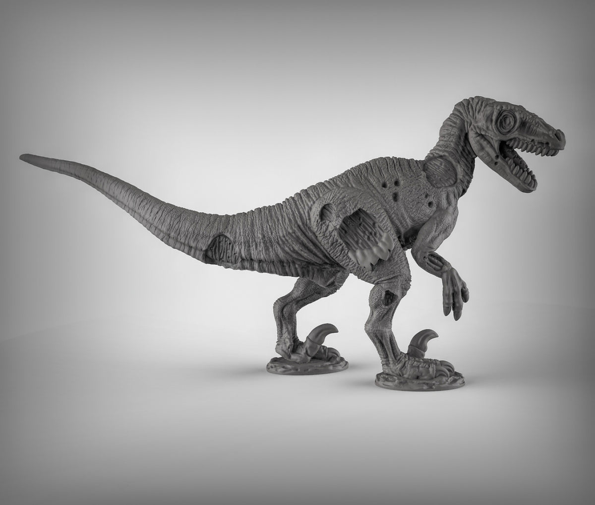Undead Velociraptor Dinosaur Resin Miniature Model for DnD | Tabletop Gaming