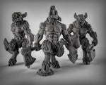 Beastmen Double Axes Resin 3D Models for Dungeons & Dragons & Board RPGs