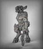 Beastmen Double Axes Resin 3D Models for Dungeons & Dragons & Board RPGs