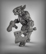 Beastmen Double Axes Resin 3D Models for Dungeons & Dragons & Board RPGs