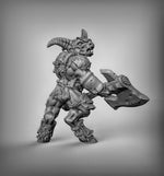 Armored Beastmen Resin Miniature for DnD | Tabletop Gaming