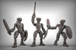 Warforged with Swords and Shields Resin Miniature for DnD | Tabletop Gaming