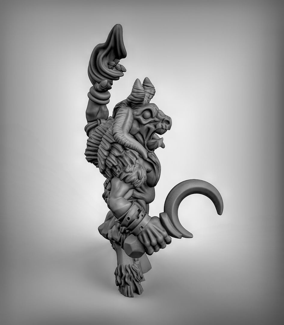 Beastmen Shaman Resin 3D Models for Dungeons & Dragons & Board RPGs