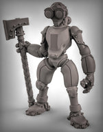 Warforged with Hammers Resin Miniature for DnD | Tabletop Gaming