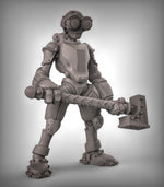 Warforged with Hammers Resin Miniature for DnD | Tabletop Gaming