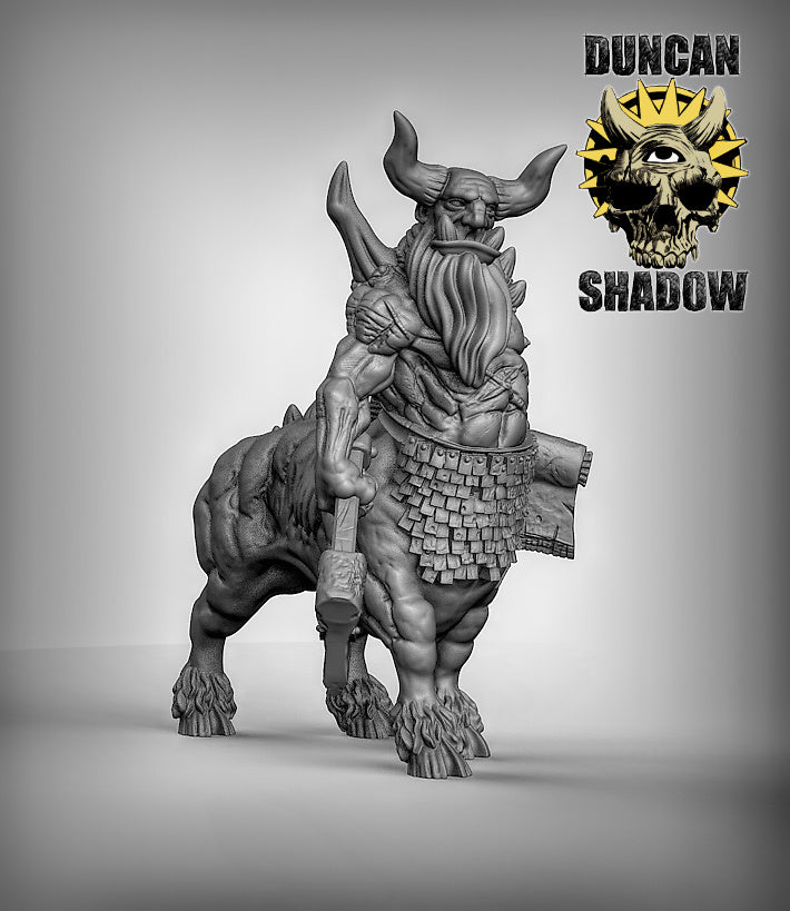 Bull Centaurs Resin 3D Models for Dungeons & Dragons & Board RPGs