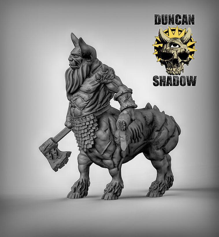 Bull Centaurs Resin 3D Models for Dungeons & Dragons & Board RPGs