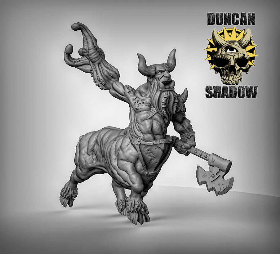 Bull Centaurs Resin 3D Models for Dungeons & Dragons & Board RPGs