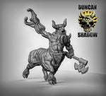 Bull Centaurs Resin 3D Models for Dungeons & Dragons & Board RPGs