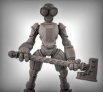 Warforged with Hammers Resin Miniature for DnD | Tabletop Gaming