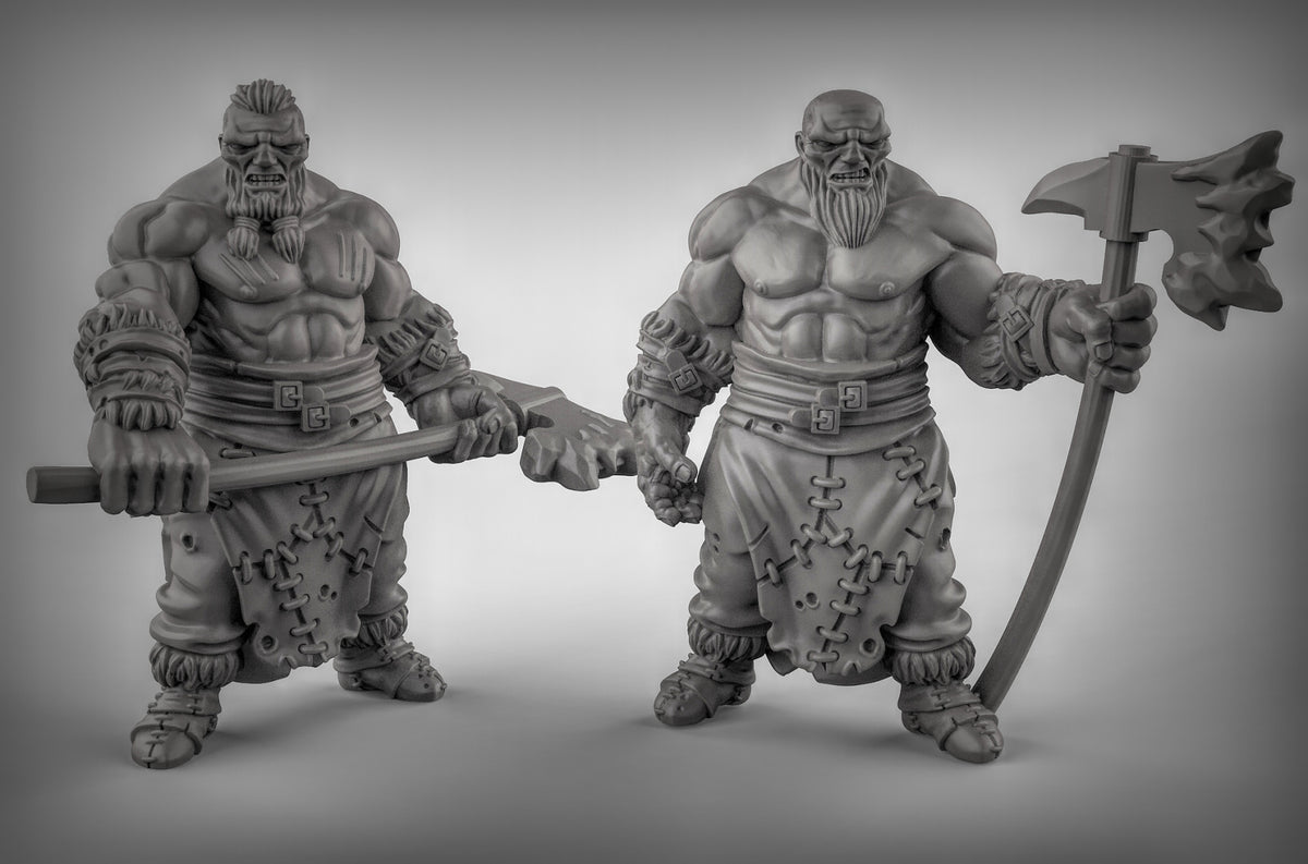 Frost Giants (Pair) Resin Miniature for DnD | Tabletop Gaming