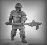 Guards with Poll Arms Resin 3D Models for Dungeons & Dragons & Board RPGs