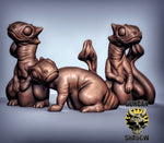 Dragon Newts Resin Models for Dungeons & Dragons & Board RPGs
