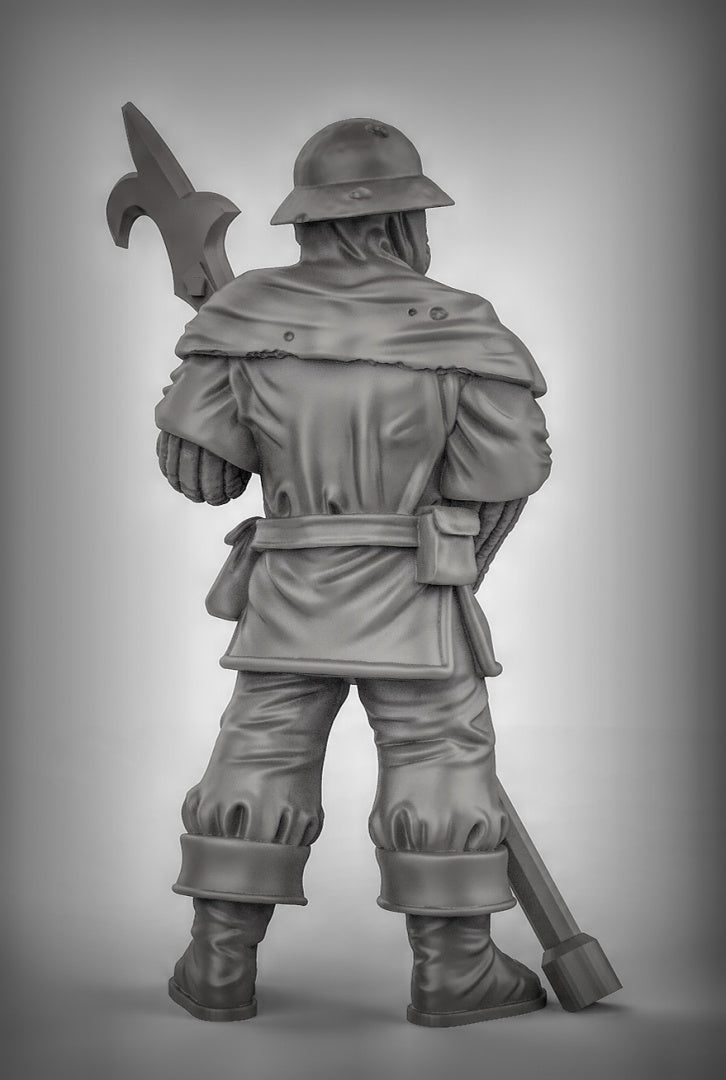 Guards with Poll Arms Resin 3D Models for Dungeons & Dragons & Board RPGs
